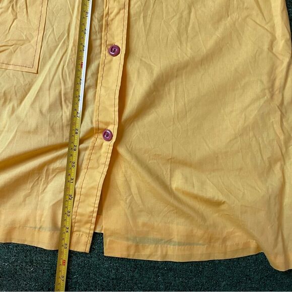 Vintage 60s/70s Sears Yellow Cotton Dress - Picture 13 of 13